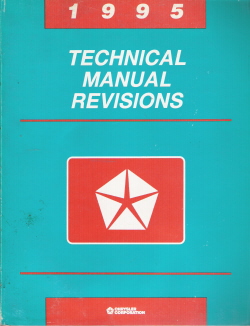 1995 Chrysler Technical Revisions Manual