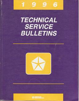 1996 Chrysler / Dodge / Plymouth / Eagle / Jeep Technical Service Bulletins