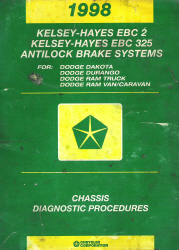 1998 Dodge Kelsey-Hayes EBC 2 and EBC 325 Antilock Brake Systems Factory Chassis Diagnostic Procedures
