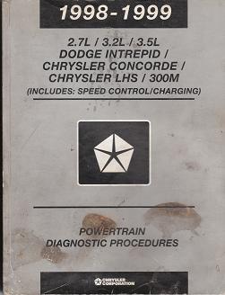 1998-1999 2.7L / 3.2L / 3.5L Dodge Intrepid / Chrysler Concorde / Chrysler LHS / Chrysler 300M Powertrain Diagnostics Procedures
