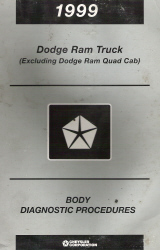 1999 Dodge Ram (Excluding Quad Cab) Body Diagnostic Procedures