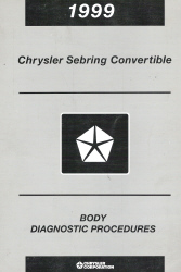 1999 Chrysler Sebring Convertible Body Diagnostic Procedures