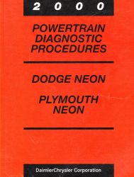 2000 Dodge Neon and Plymouth Neon Factory Powertrain Diagnostic Procedures Manual