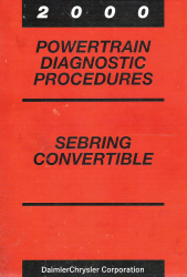 2000 Chrysler Sebring Powertrain Diagnostic Procedures