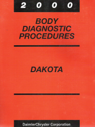 2000 Dodge Dakota Body Diagnostic Procedures