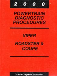 2000 Dodge Viper, Roadster and Coupe Factory Powertrain Diagnostic Procedures Manual