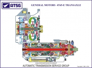 GM 4T65-E 18 X 24 Color Cutaway - Poster