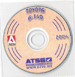 Toyota A140 Transmission ASTG Rebuild Manual - CD-ROM