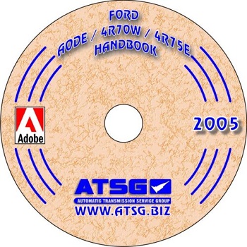 Ford AODE, 4R70W, 4R75E Transmission ATSG Update Manual on CD-ROM