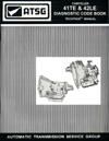 Chrysler 41TE / 42LE Diagnostic Codebook ATSG Manual (SPANISH)  - Softcover