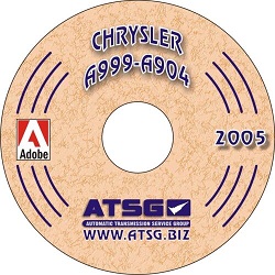 Chrysler A999-A904 Transmission ATSG Rebuild Manual Mini-CD
