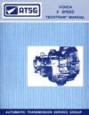 Honda 2 Speed Transaxle ASTG Rebuild Manual - Softcover