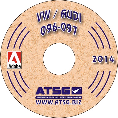 Audi, Volkswagen 096 (01M), 097 (01N) Transaxle ATSG Rebuild Manual on CD-ROM