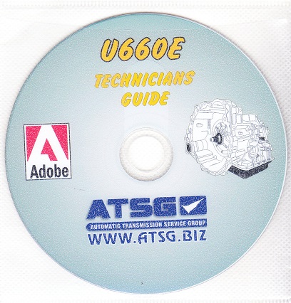 Toyota / Lexus U660E ATSG Transmission Rebuild Manual on CD-ROM