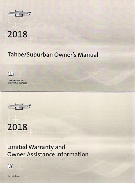 2018 Chevrolet Tahoe & Suburban Owner's Manual Portfolio