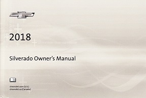 2018 Chevrolet Silverado Owner's Manual Portfolio