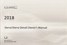 2018 GMC Sierra & Sierra Denali Owner's Manual