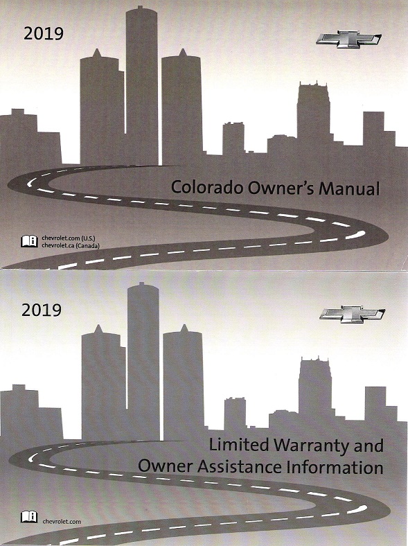 2019 Chevrolet Colorado Owner's Manual Portfolio
