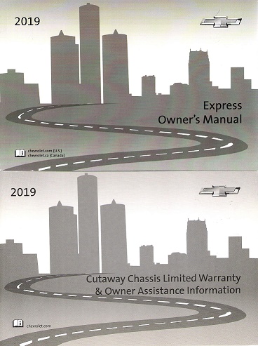 2019 Chevrolet Express Cutaway Chassis Owner's Manual Portfolio