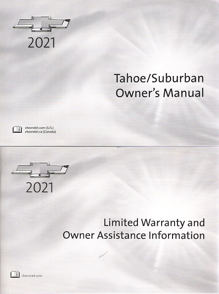 2021 Chevrolet Tahoe & Suburban Owner's Manual Portfolio