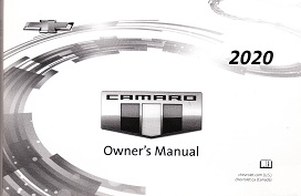 2020 Chevrolet Camaro Owner's Manual Portfolio