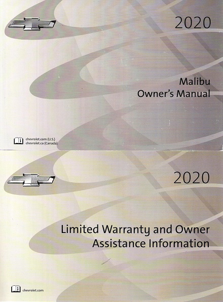 2020 Chevrolet Malibu Owner's Manual Portfolio