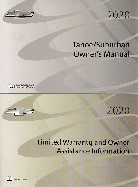 2020 Chevrolet Tahoe & Suburban Owner's Manual Portfolio