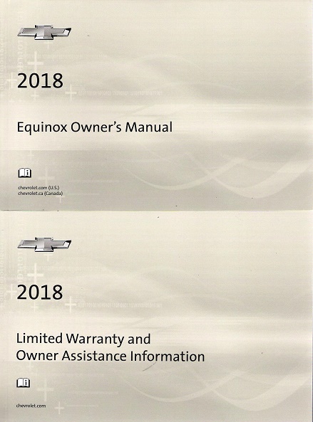 2018 Chevrolet Equinox Owner's Manual Portfolio