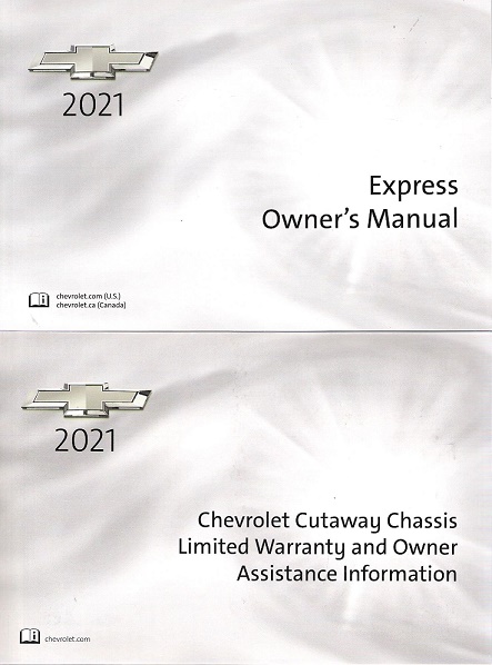 2021 Chevrolet Express Cutaway Chassis Owner's Manual Portfolio