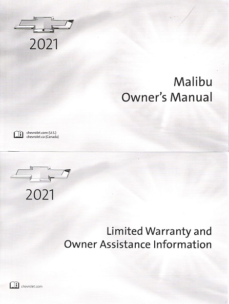 2021 Chevrolet Malibu Owner's Manual Portfolio