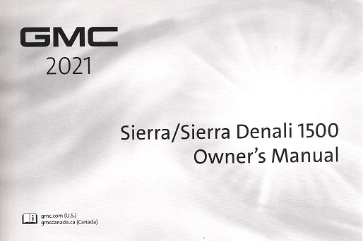 2021 GMC Sierra/Sierra Denali 1500 Owner's Manual