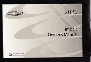 2020 Chevrolet Impala Owner's Manual Portfolio