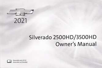 2021 Chevrolet Silverado 2500/3500 HD Owner's Manual Portfolio