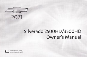2021 Chevrolet Silverado 2500HD & 3500HD Owner's Manual