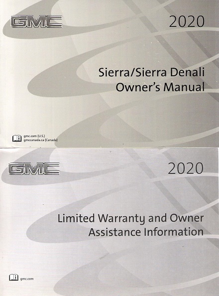 2020 GMC Sierra Denali Owner's Manual Portfolio