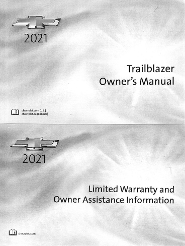 2021 Chevrolet Trailblazer Owner's Manual Portfolio