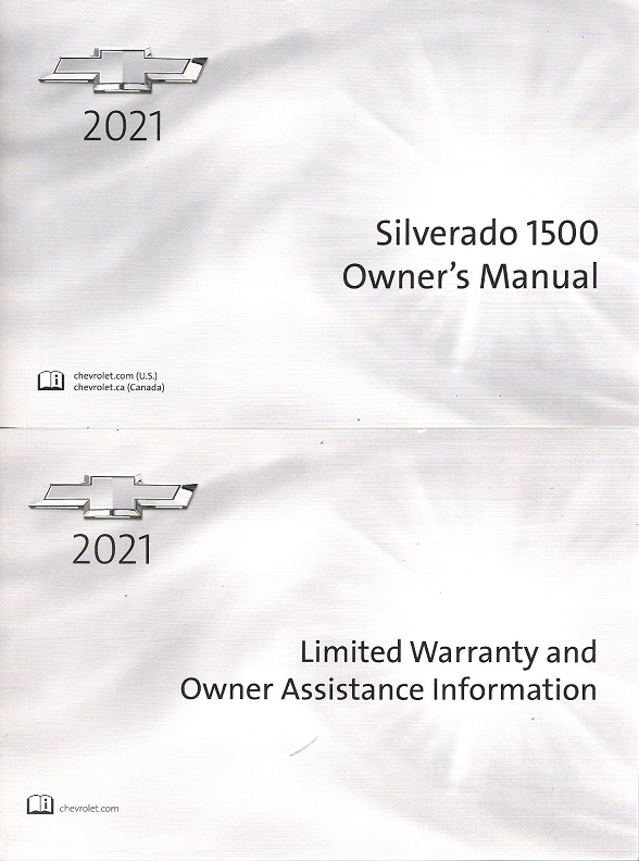 2021 Chevrolet Silverado 1500 Light Duty Owner's Manual Portfolio