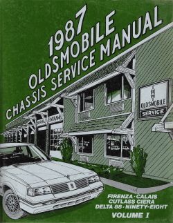 1987 Oldsmobile Chassis Service Manual - 2 Volume Set 