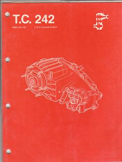 1986 Jeep Transfer Case 207 Factory Component Service Manual