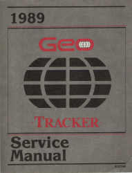 1989 Geo Tracker Factory Service Manual