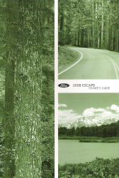 2008 Ford Escape Hybrid Owner's Manual Portfolio