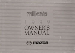 1999 Mazda Millenia Owner's Manual