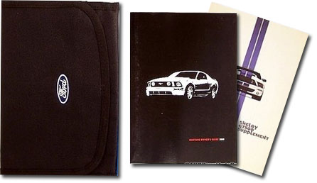 2008 Ford Mustang Shelby Factory Owner's Manual Portfolio