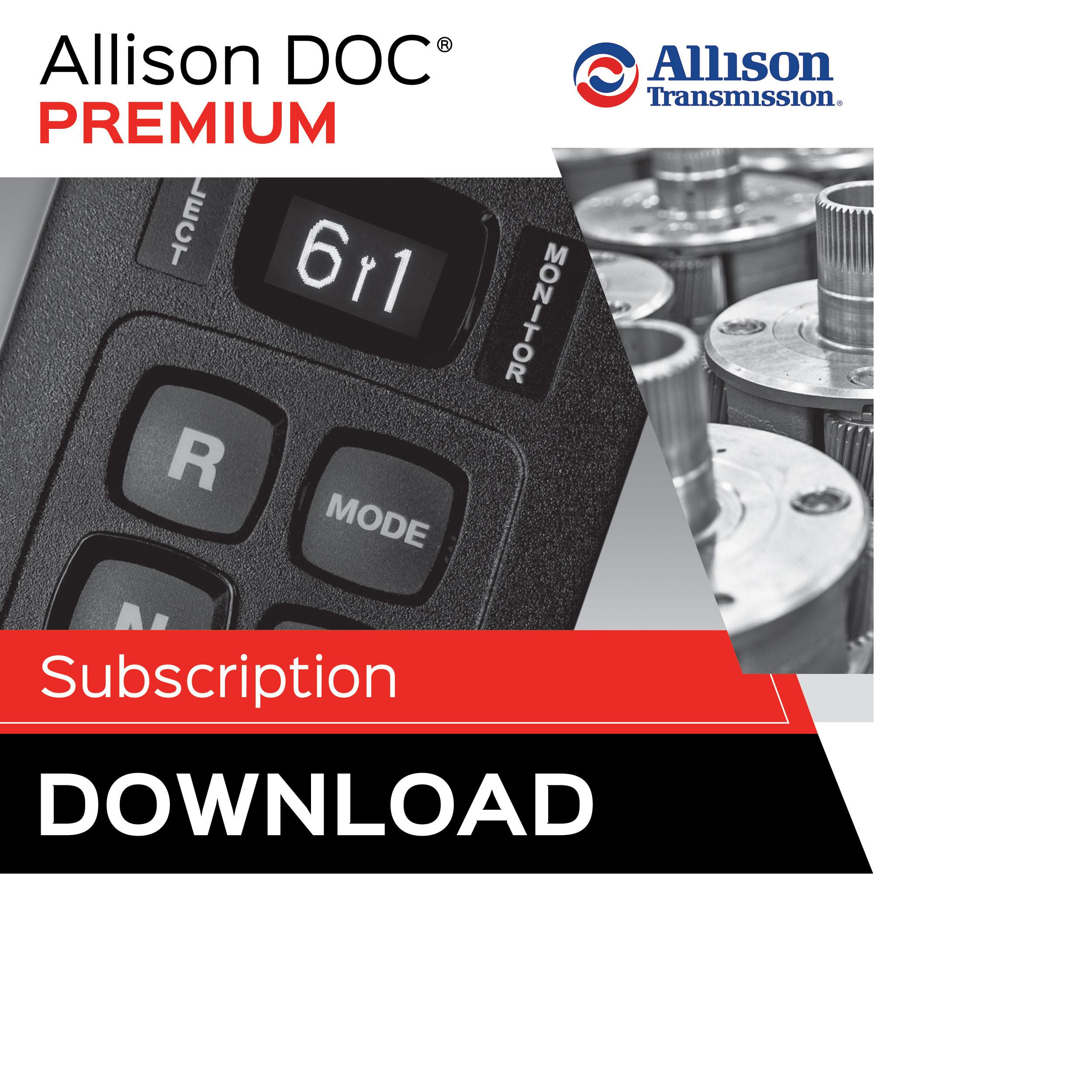 Allison DOC Premium Software - Digital Download