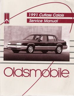 1991 Oldsmobile Cutlass Calais Factory Service Manual
