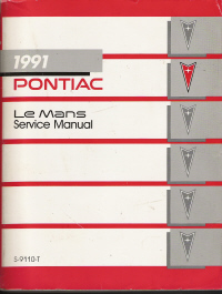 1991 Pontiac Lemans Factory Service Manual