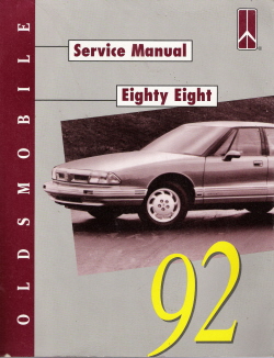 1992 Oldsmobile Eighty Eight Factory Service Manual