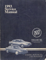 1993 Buick Park Avenue, LeSabre Factory Service Manual