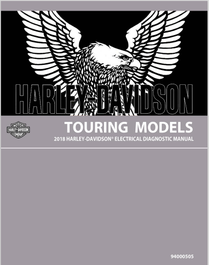 2018 Harley Touring Paperback Electrical Diagnostic Manual - Paperback, 94000505
