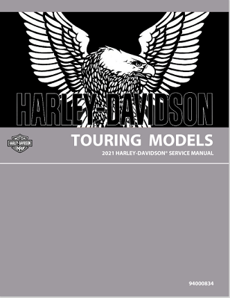 2021 Harley-Davidson Touring Models Service Manual - Paperback, 94000834